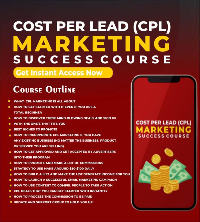 CPL Marketing Success Course