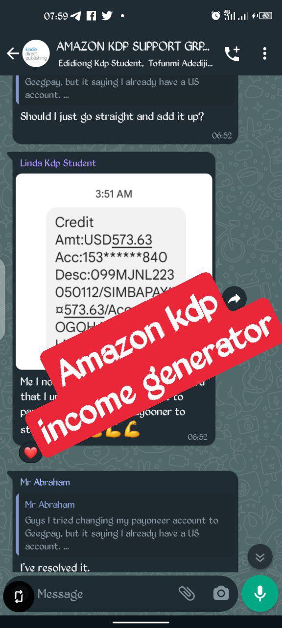 Amazon KDP Income Generator For Laptop and Smartphone