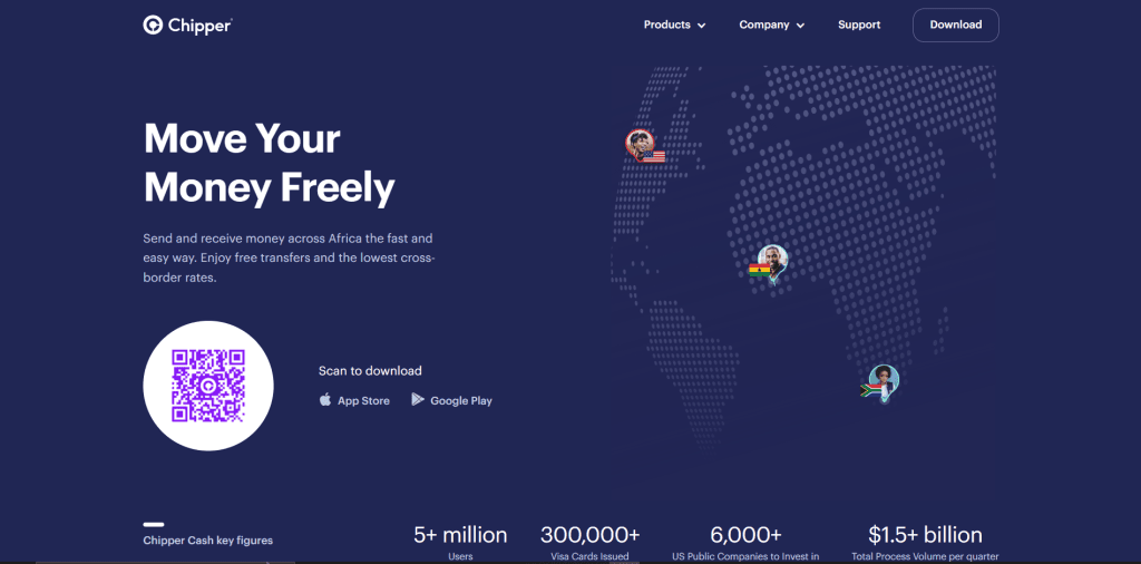 The chipper cash Visa virtual card lets you access funds anytime, anywhere.