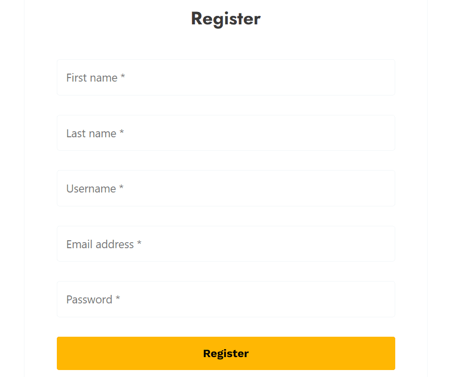 How to Create an Account As Customer