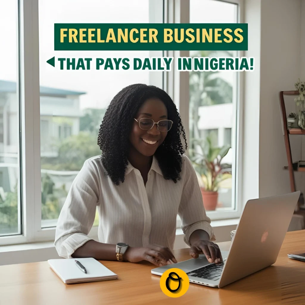 Young Nigerian student earning money through online freelancing and digital services