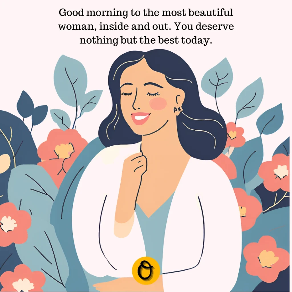 Heart touching good morning prayers for her written in elegant calligraphy with sunrise imagery