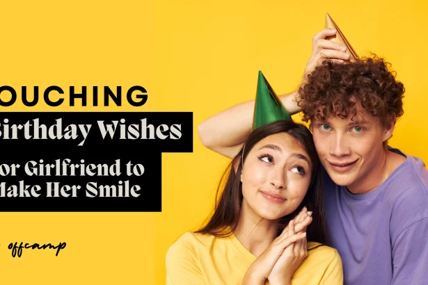 Romantic birthday wishes for girlfriend written on a card