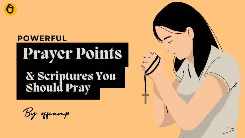 Prayer points for spiritual warfare based on scripture