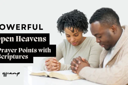 RCCG open heavens prayer points for breakthrough