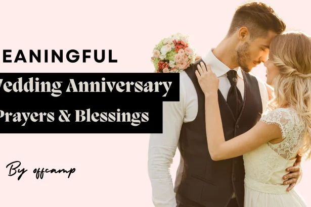 Wedding anniversary prayers and blessings for couples