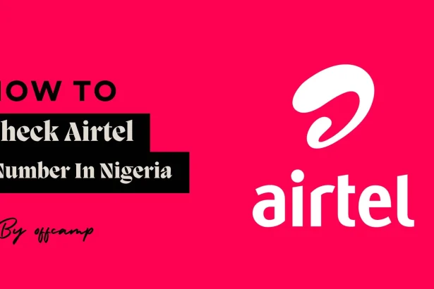 Screenshot showing how to check Airtel number with 1213*4# in Nigeria