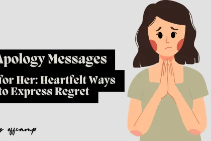 Sincere apology messages for her written on quality paper with a red rose symbolizing love and regret