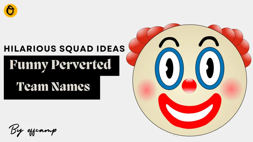 Collection of jerseys with funny perverted team names displaye