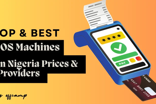 Small business owner using affordable POS machine Nigeria