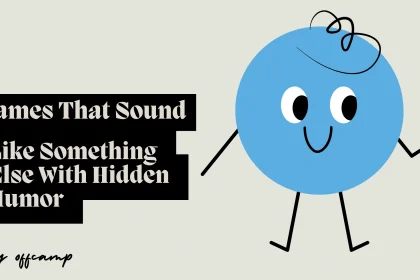 Historical document showing names that sound like something else through time