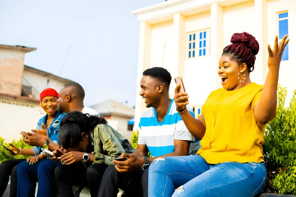 Nigerian student earning money online using smartphone apps