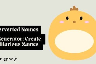 Writer applying perverted names generator techniques to characters