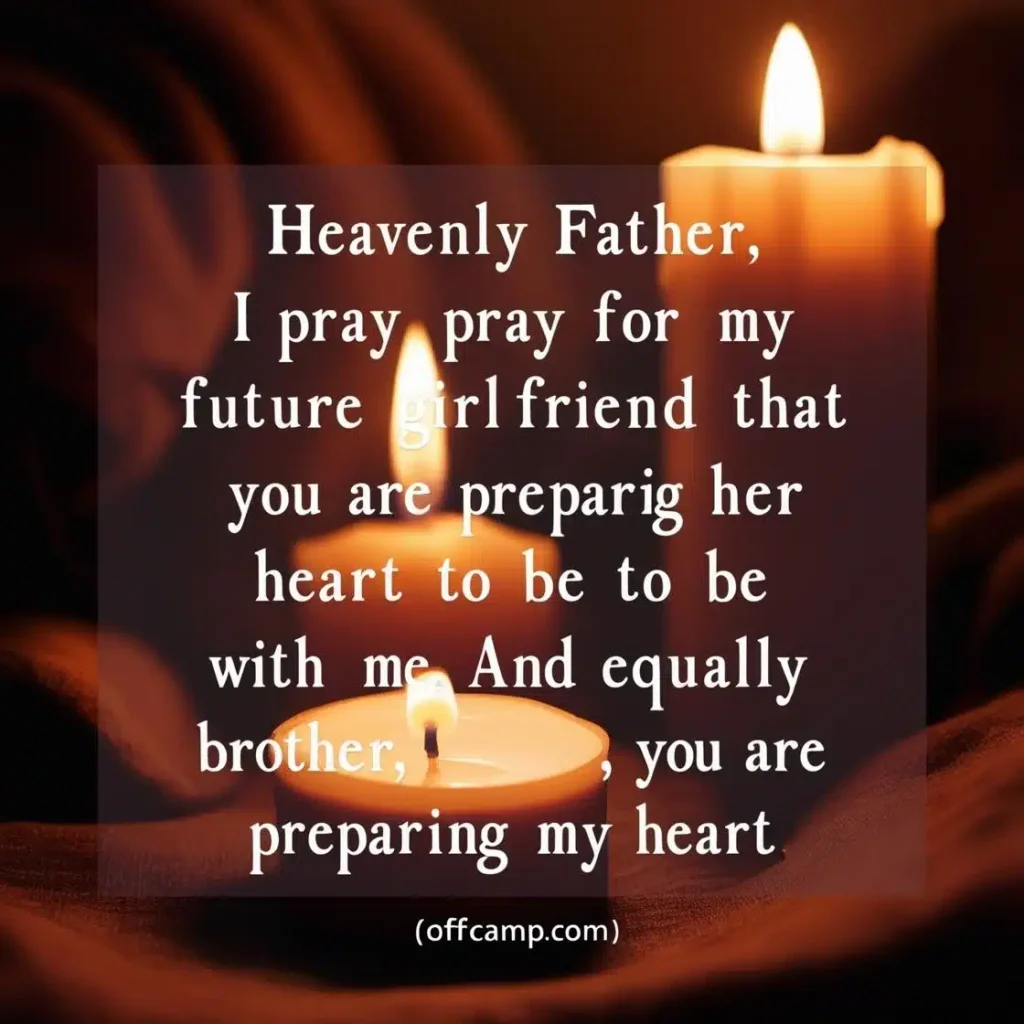 Candlelight creating serene atmosphere perfect for evening prayer for my girlfriend for protection and peaceful rest.