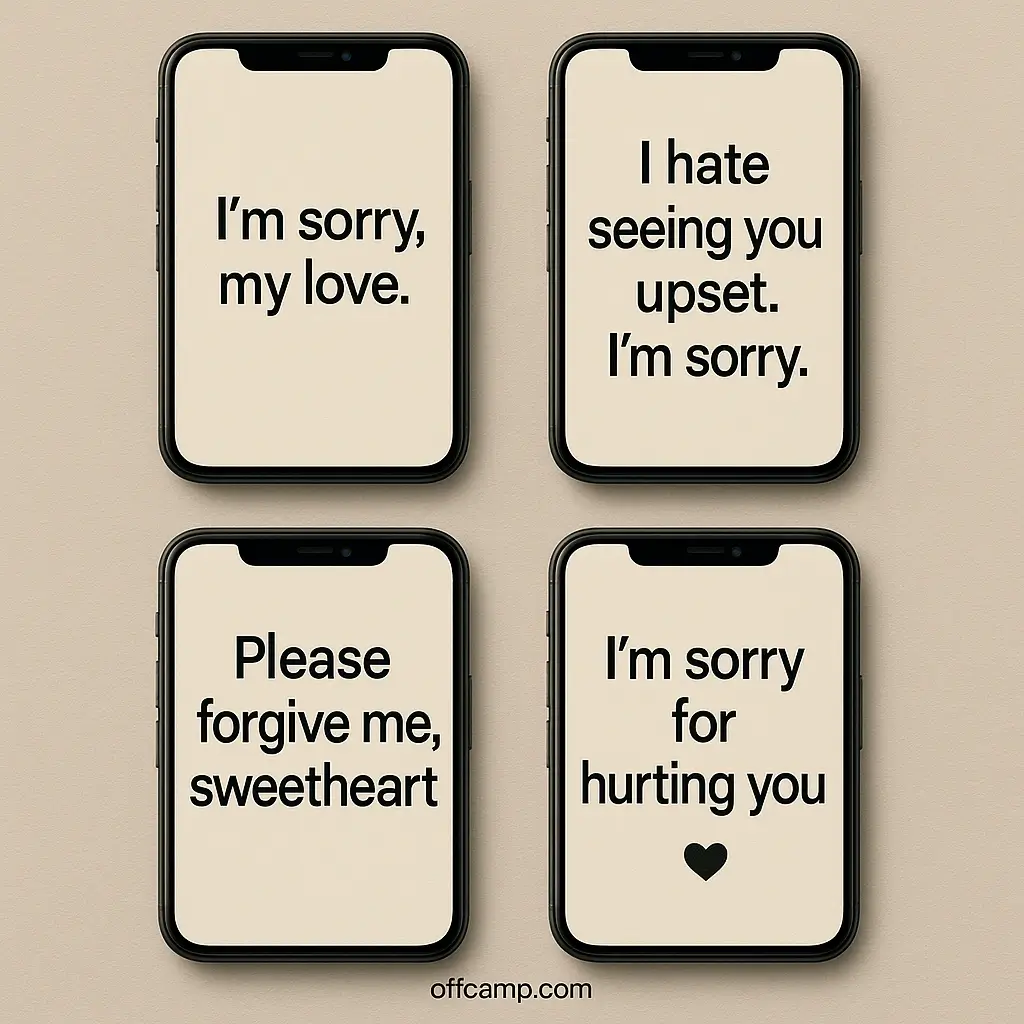 Cultural sorry quotes and messages from around the world showing different ways to say I'm sorry