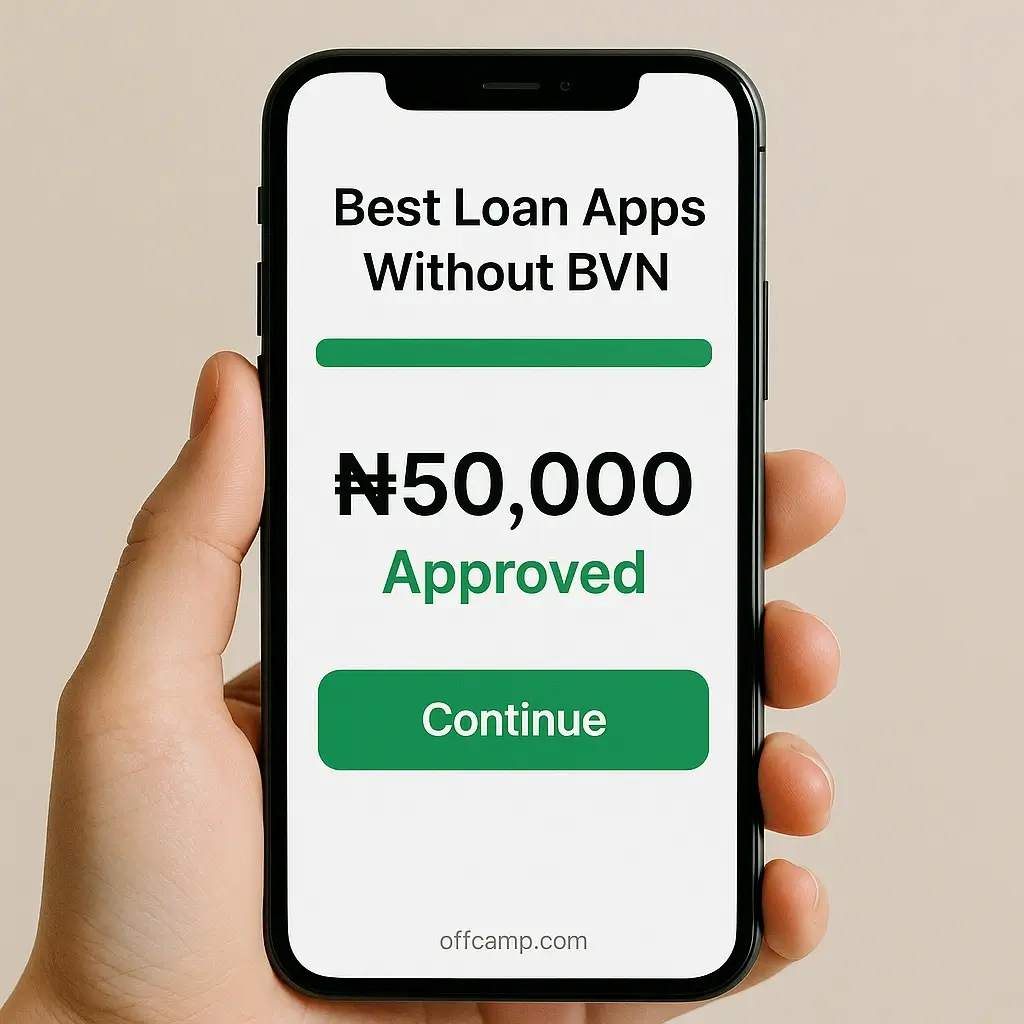 Fast approval from loan apps without BVN requirements showing instant disbursement notification