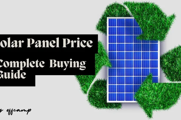 Current solar panel price in Nigeria chart showing costs for different wattage options from 100W to 1000W panels