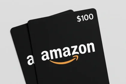 Nigerian trader analyzing Amazon Gift Card