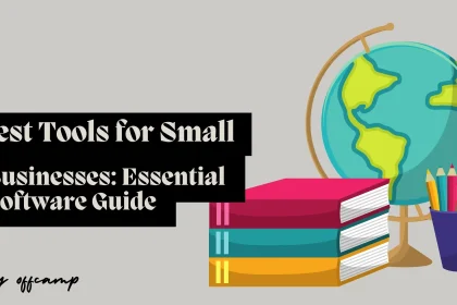 Best tools for small businesses dashboard showing productivity metrics and growth analytics