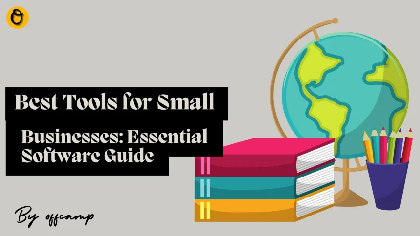 Best tools for small businesses dashboard showing productivity metrics and growth analytics