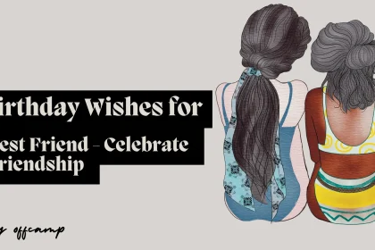 Beautiful birthday wishes for best friend with friendship celebration and party decorations