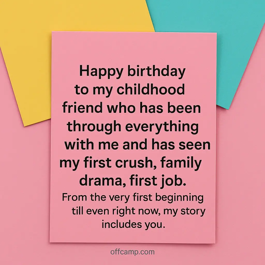 Best friends celebrating birthday with birthday wishes for best friend collection displayed around them