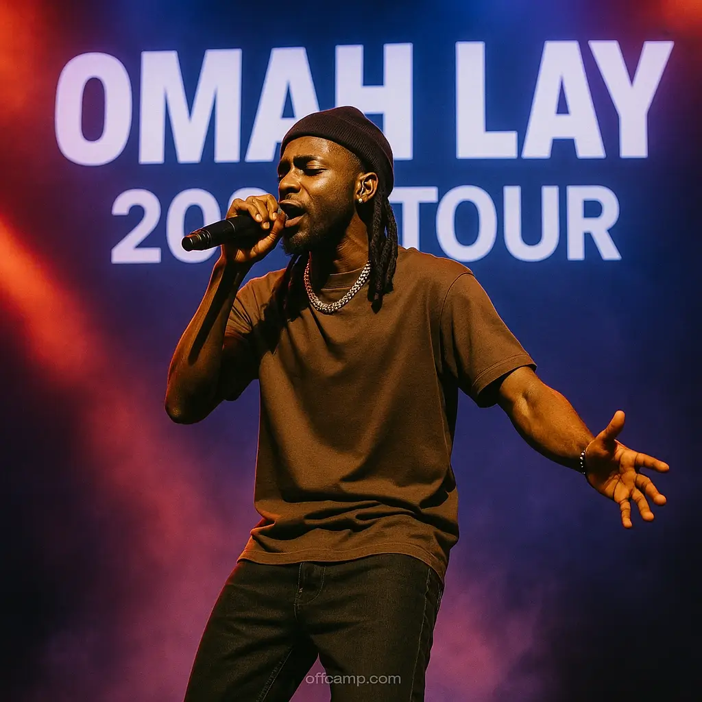 Chart displaying Omah Lay's net worth breakdown