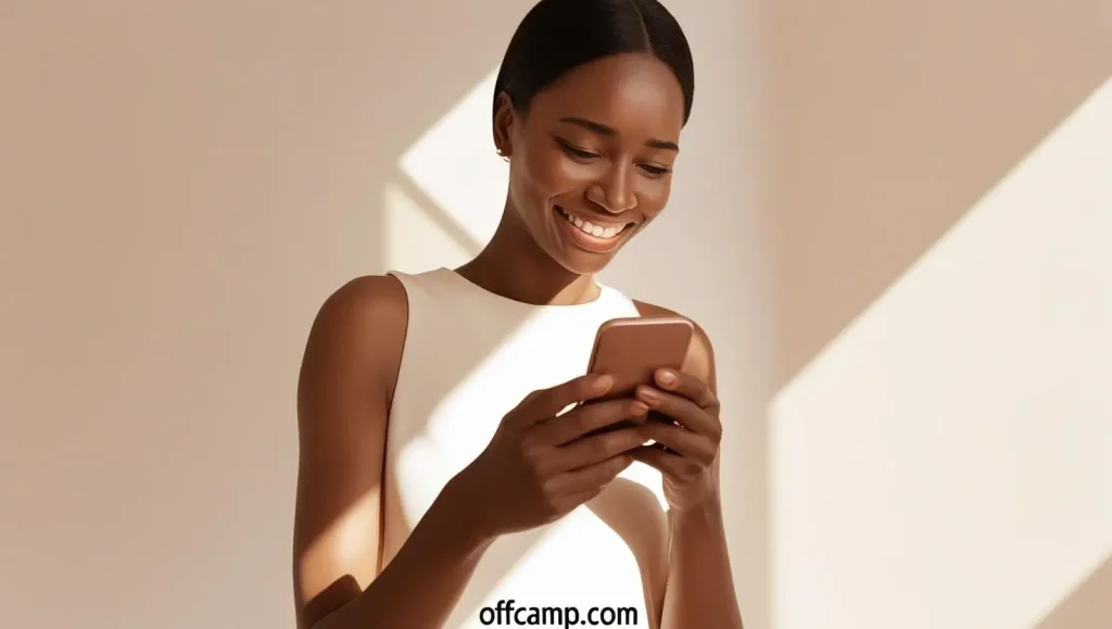 Long distance relationship couple sending missing you message for her via text with hearts floating