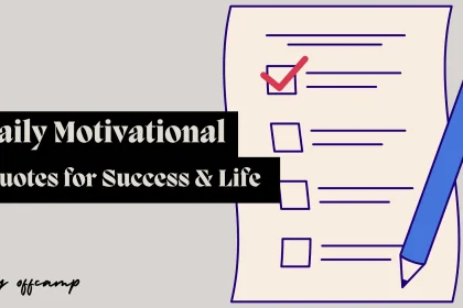 Daily Motivational Quotes for Life Success and Inspiration