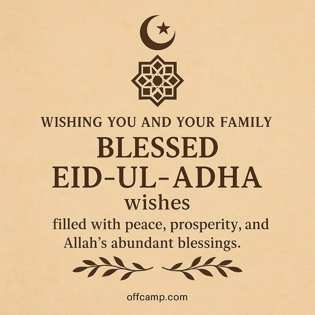 Traditional Eid-ul-Adha Mubarak Messages