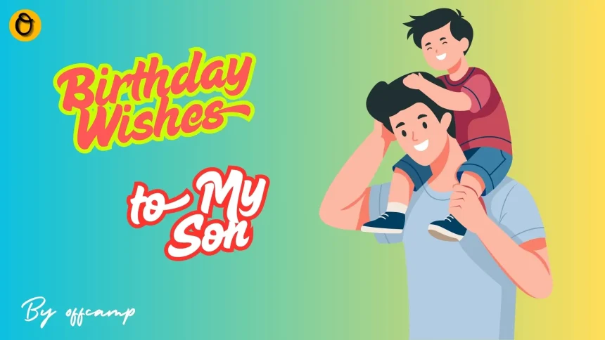 Gold milestone 18th birthday card for son with star burst patterns and celebration ribbons