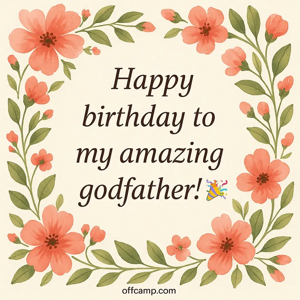 Short Text Birthday Messages for Godfather