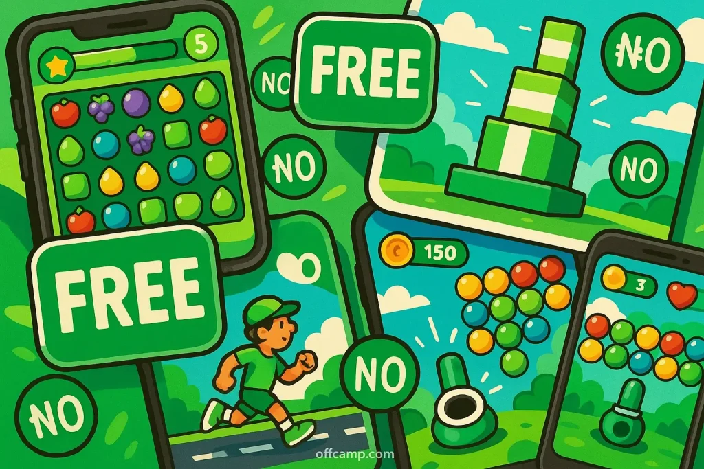 Free mobile gaming apps with zero cost...