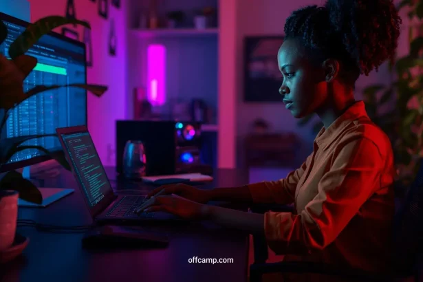Data entry jobs that pay daily in Nigeria worker typing on laptop earning income from home