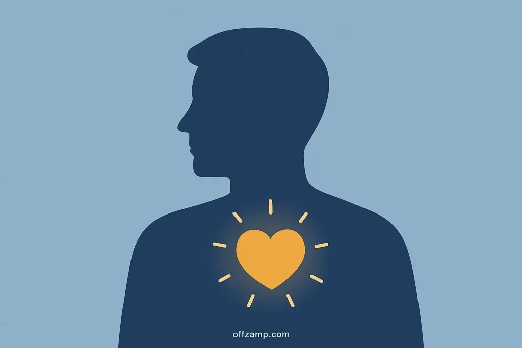 Husband Health and Wellness - Vector Illustration