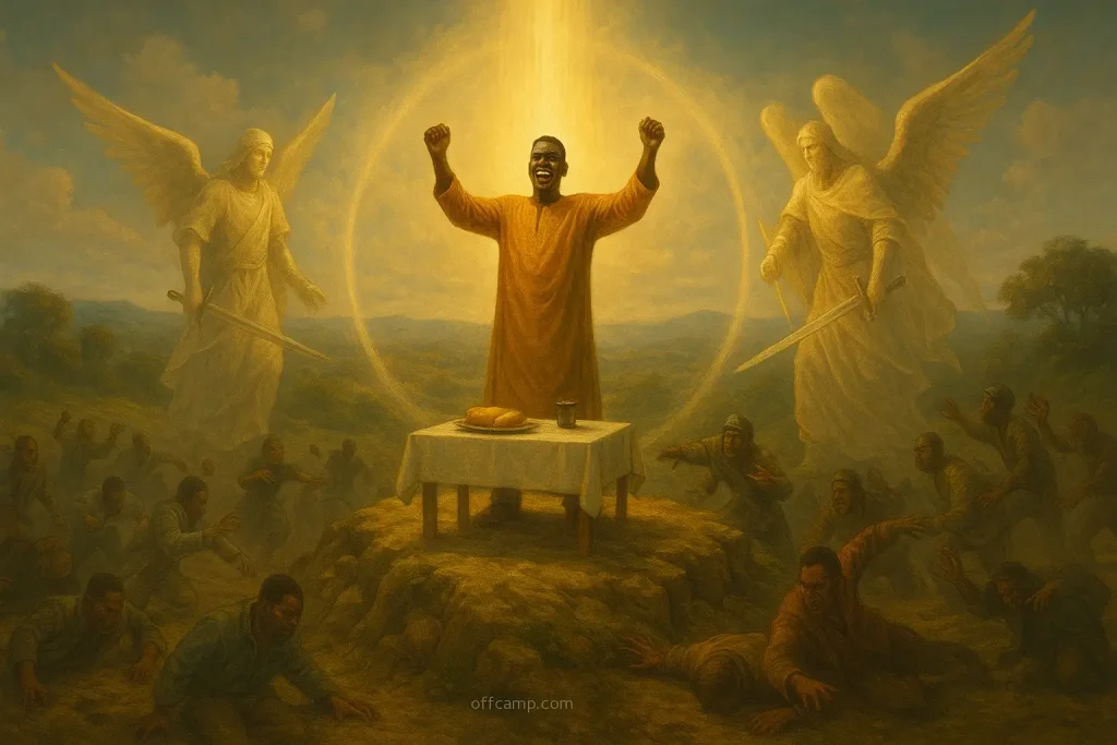 Professional praying for protection from jealous colleagues and workplace enemies with divine favor
