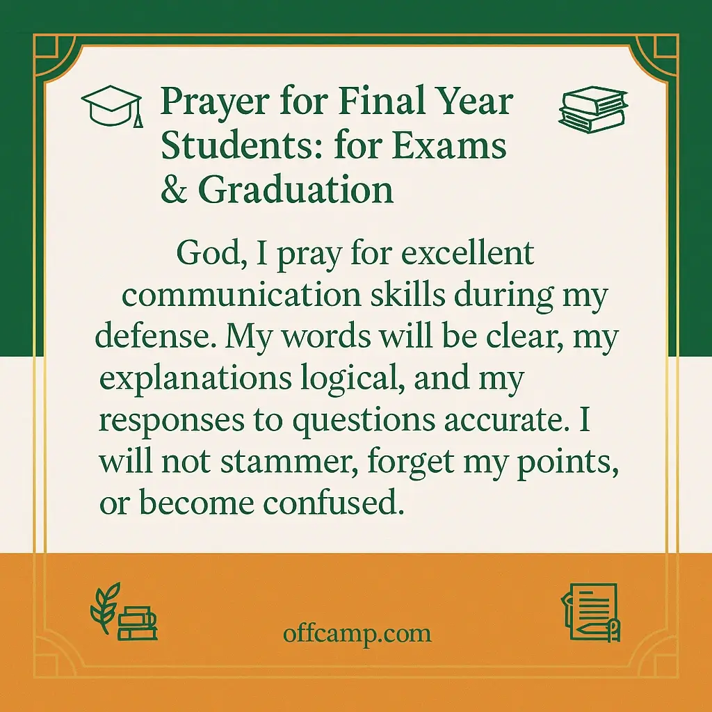 Powerful Prayers for Project Defense Success