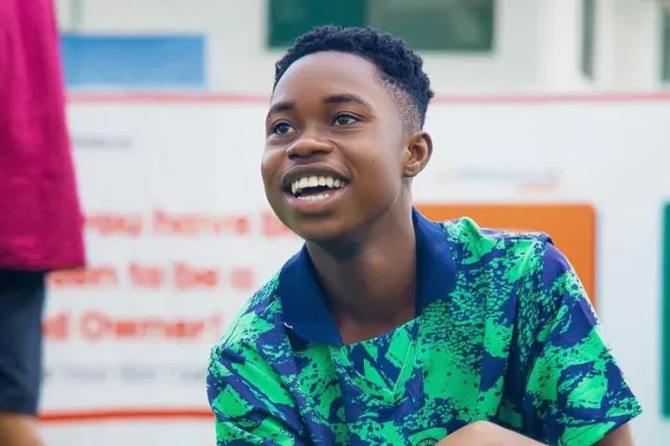 Peller net worth showing young Nigerian TikTok creator with smartphone and digital earnings symbols