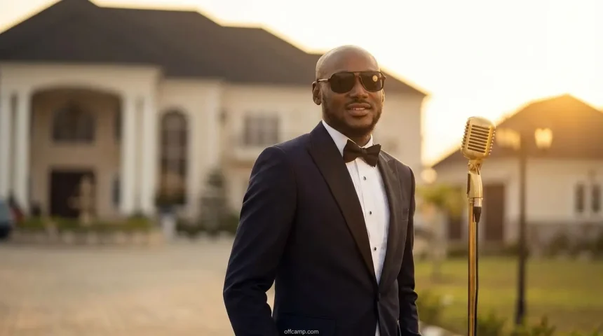 2face net worth showing 2Baba in luxury attire