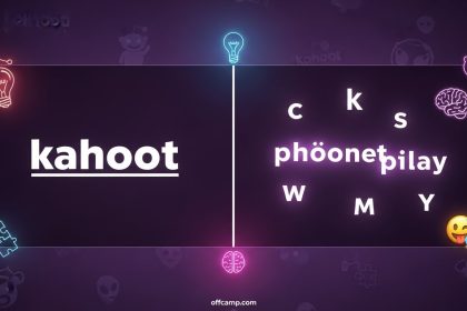 Split screen showing clever Kahoot names with hidden meanings revealed through wordplay and double entendres