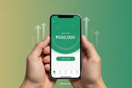 Nigerian loan app showing ₦500,000 limit increase on mobile phone screen, demonstrating how to increase loan limit in 3 months
